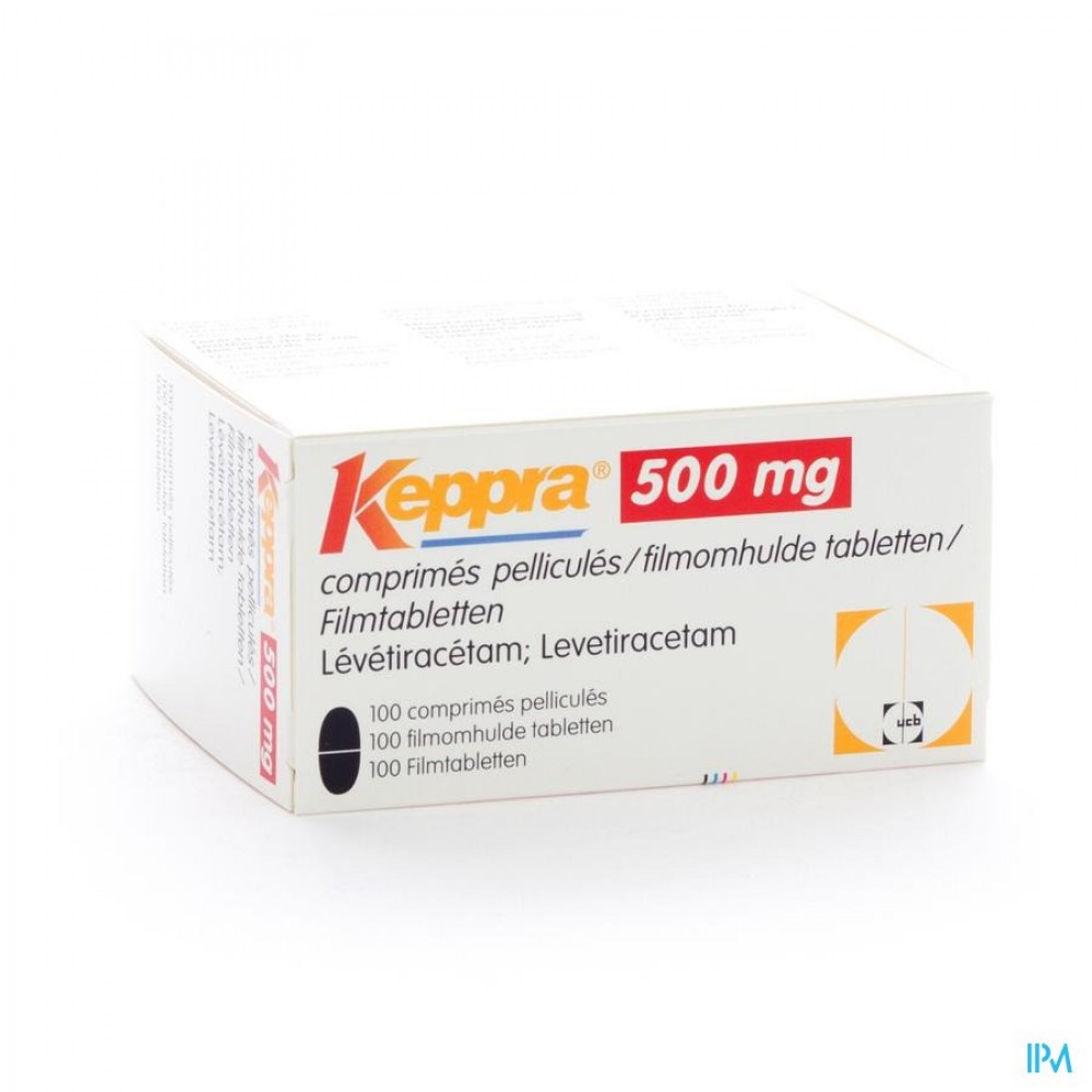 Keppra 500mg Comp Pell 100x 500mg | Apotheek Van Houtte