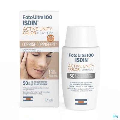 ISDIN FOTOULTRA ACTIVE UNIFY COLOR IP50+      50ML