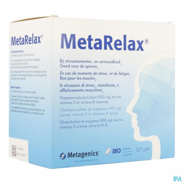 METARELAX NF            TABL  180 22431 METAGENICS