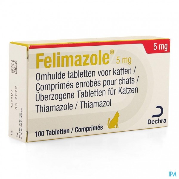 Felimazole 5mg Omh Tabl Blister 100 Apotheek Van Houtte