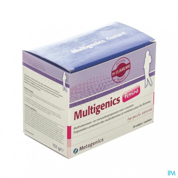 Multigenics Femina Pdr Zakje 30 7284 Metagenics