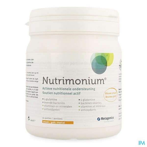 Nutrimonium Tropical Pdr Pot 56 22971 Metagenics