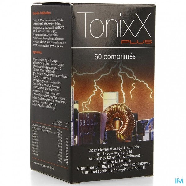 TONIXX PLUS       COMP 60X1270MG NF